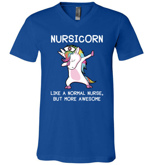 Nursicorn Nurse Unicorn V-Neck