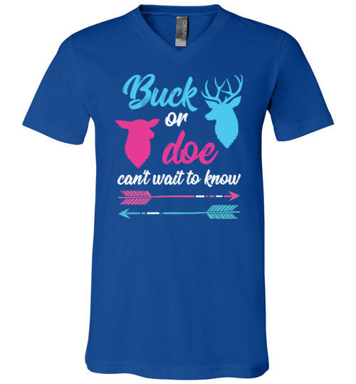 Buck Or Doe Cant Wait To Know V-Neck