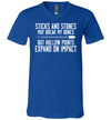 Sticks And Stones V-Neck