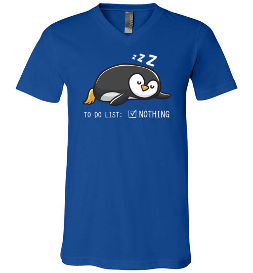 Penguin To Do List V-Neck