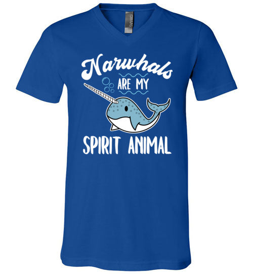 Narwhals Spirit Animal V-Neck