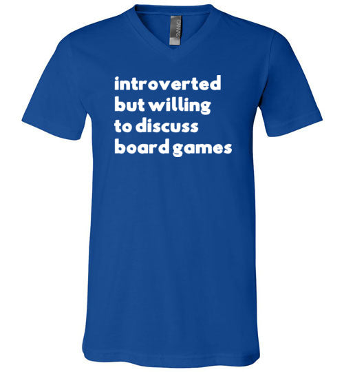 Introverted But Willing To Discuss Board Games V-Neck