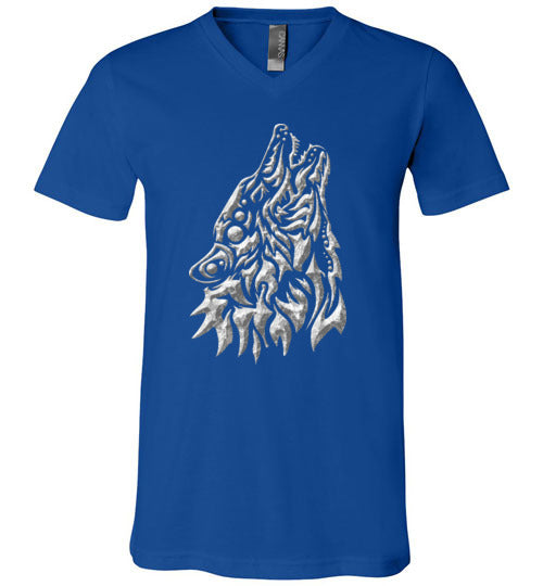 Fenrir Viking Wolf V-Neck