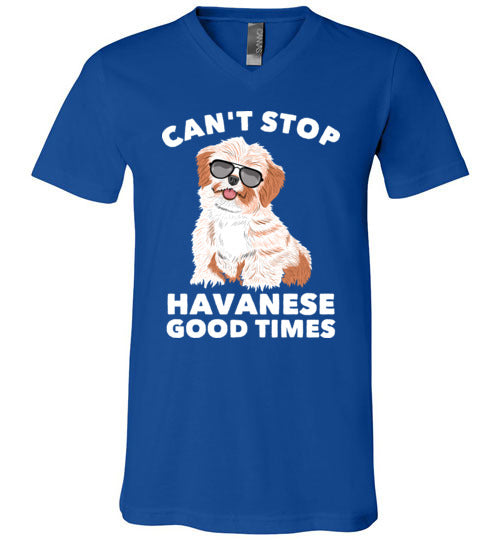 Cant Stop Havanese V-Neck