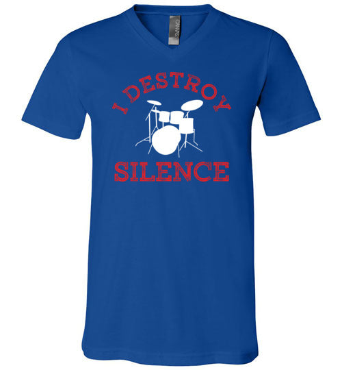 Drummer Destroy Silence V-Neck
