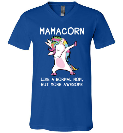 Mamacorn Unicorn Mom V-Neck