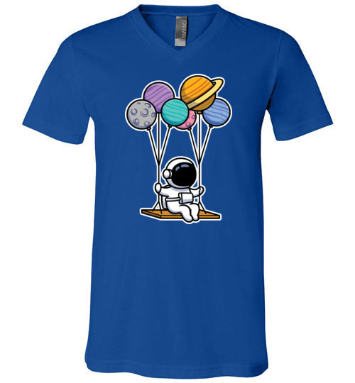 Astronaut Balloon Swing V-Neck