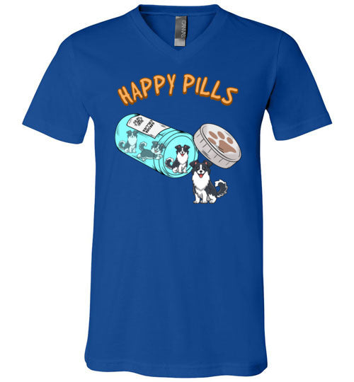 Happy Pills Border Collie V-Neck