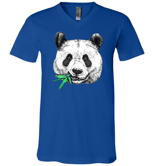 Panda Face V-Neck