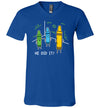 Crayon He Did it V-Neck
