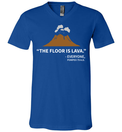 Floor Is Lava Pompeii V-Neck