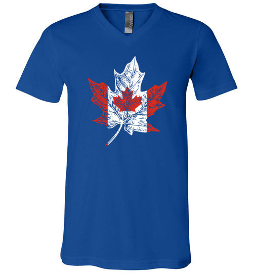 Canadian Maple Leaf V-Neck
