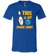 Bowling This Is My Spare Shirt V-Neck