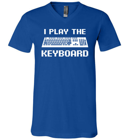 I Play The Keyboard V-Neck