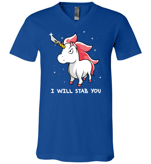 Unicorn Will Stab You V-Neck