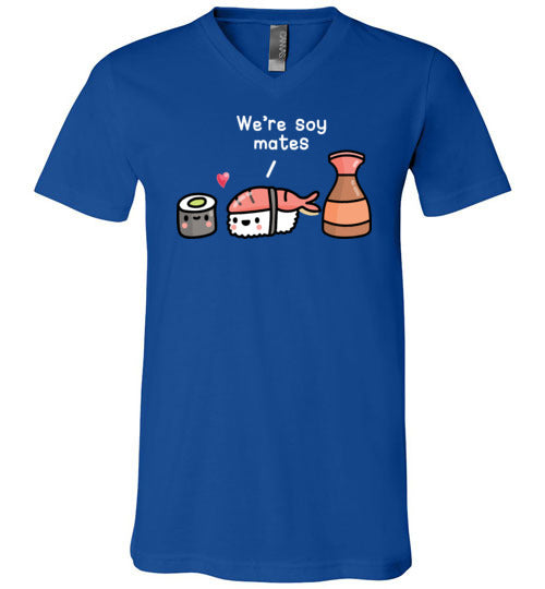 Sushi Were Soy Mates V-Neck