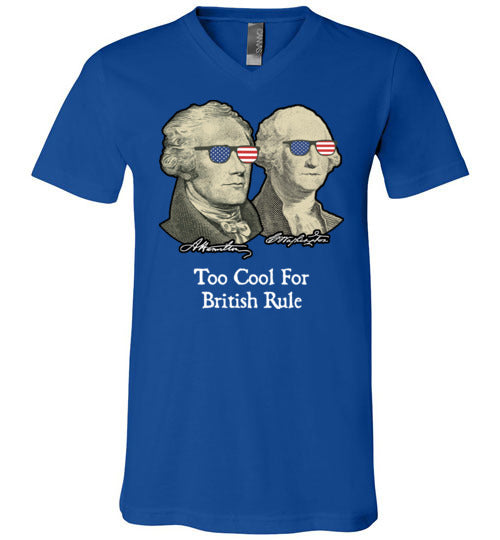 Too Cool For British Rule V-Neck