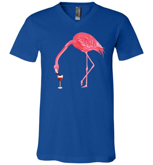 Flamingo Wine V-Neck