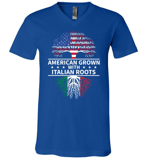 American Grown Italian Roots V-Neck