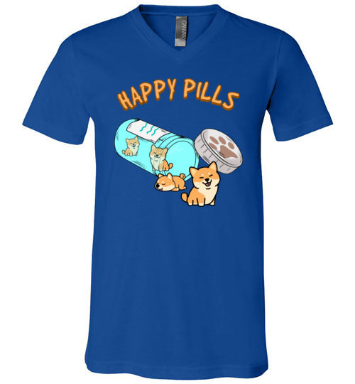 Happy Pills Shiba Inu V-Neck