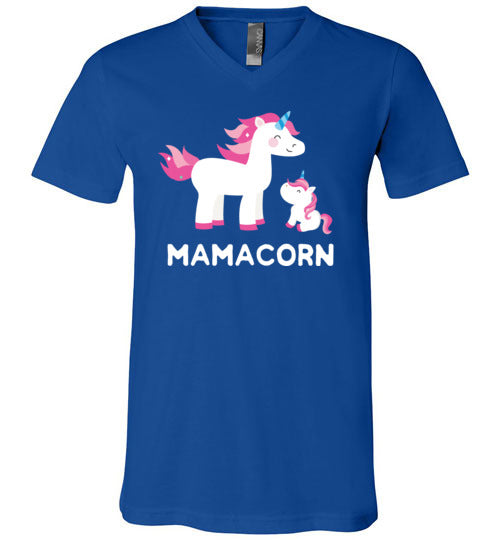 Unicorn Mom Mamacorn V-Neck