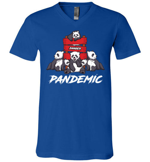 Panda Pandemic V-Neck