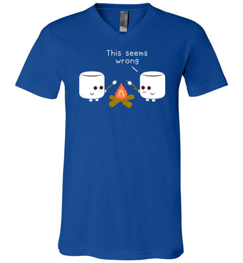 Marshmallows Roasting Marshmallows Camping V-Neck