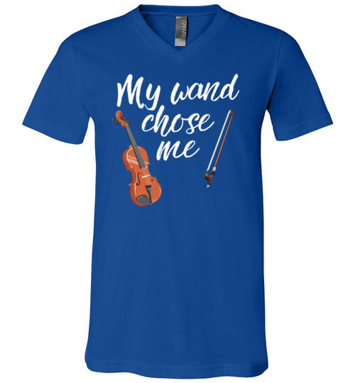 Violin Wand Chose Me V-Neck