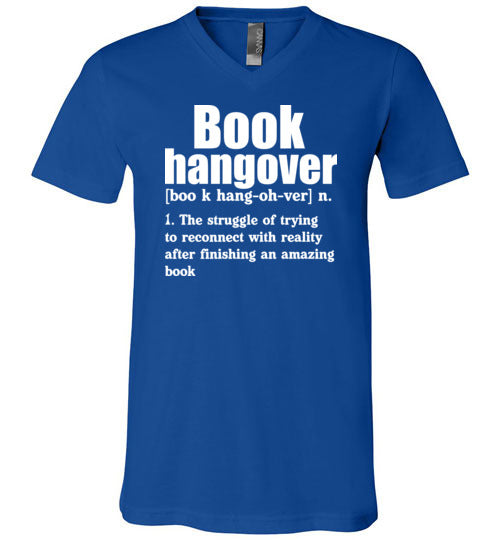 Book Hangover Definition V-Neck