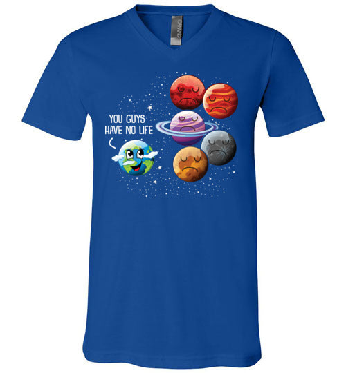 Planets No Life V-Neck