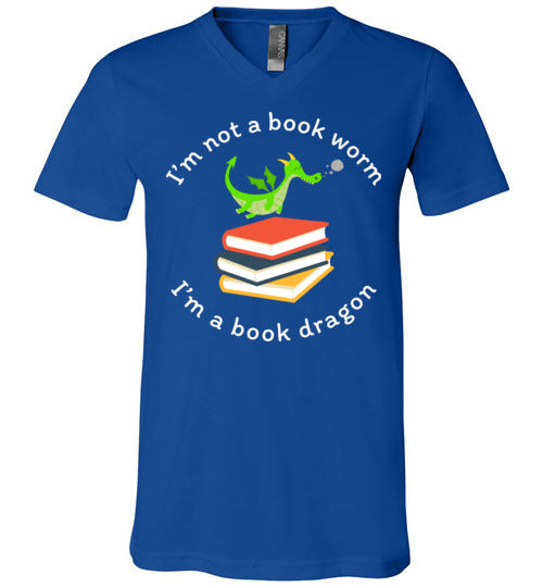 Book Dragon V-Neck