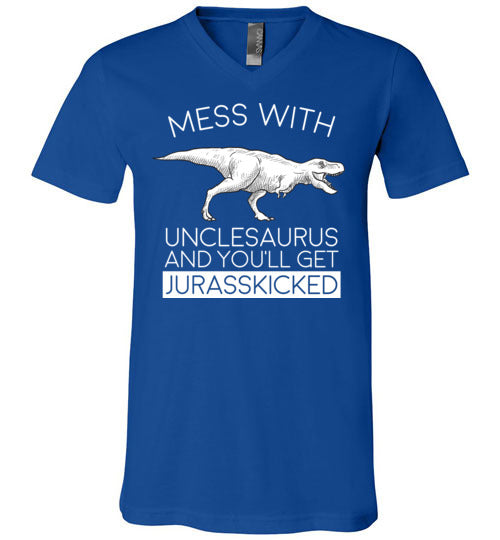 Unclesaurus Jurasskicked V-Neck