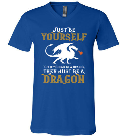 Just Be Yourself Dragon V-Neck