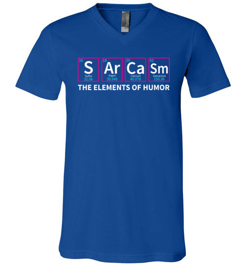 Sarcasm Elements of Humor V-Neck