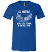 Go Outside Bear V-Neck