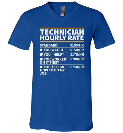 Technician Hourly Rate V-Neck