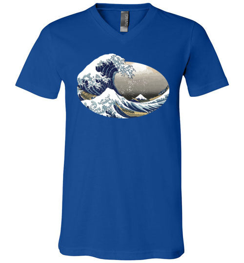 Great Wave off Kanagawa V-Neck