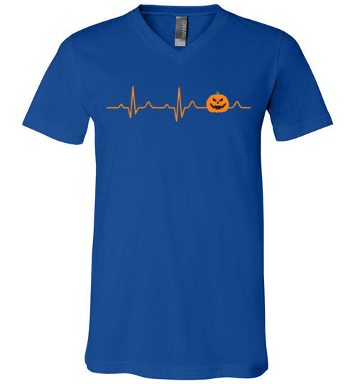 Pumpkin Heartbeat V-Neck