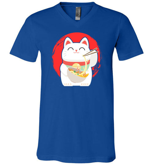 Ramen Cat V-Neck