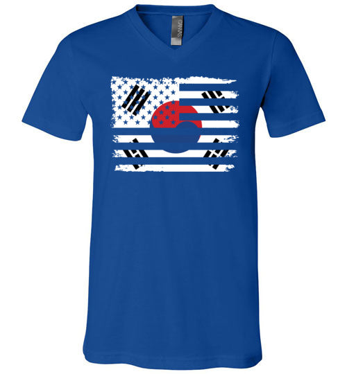 South Korean American Flag V-Neck