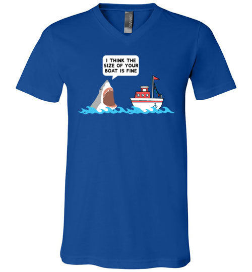 Shark Boat Size V-Neck