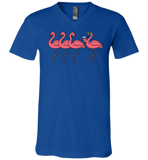 Flamingo Group Wine V-Neck