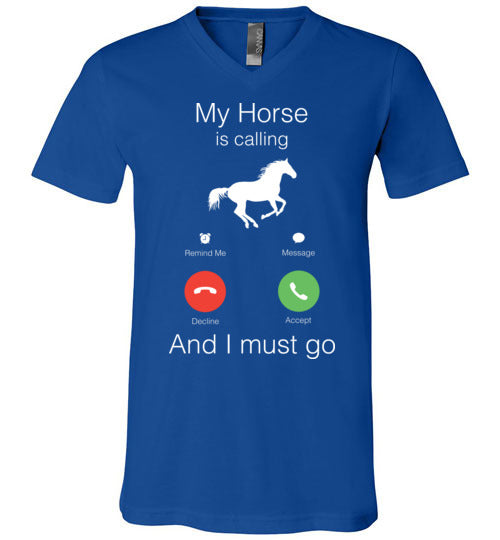 Horse Is Calling V-Neck