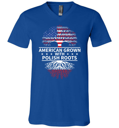 American Grown Polish Roots V-Neck
