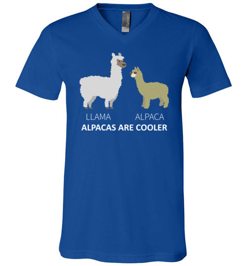 Llama Alpacas Are Cooler V-Neck