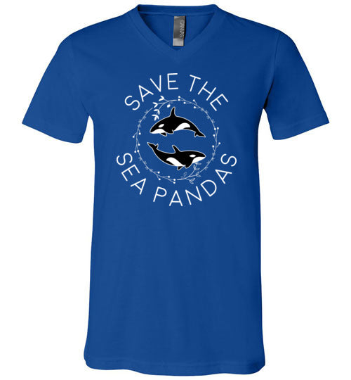 Save The Sea Pandas V-Neck