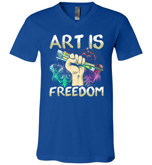 Art Is Freedom V-Neck