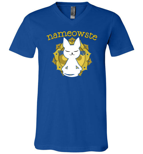 Cat Yoga Nameowste V-Neck
