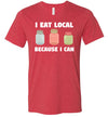 Canning Eat Local V-Neck