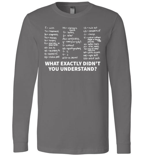 Nurse Shorthand Long Sleeve